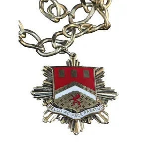 Unbranded | Jewelry | Wwii 12th Engineer Battalion Large Pendant Enamel ...